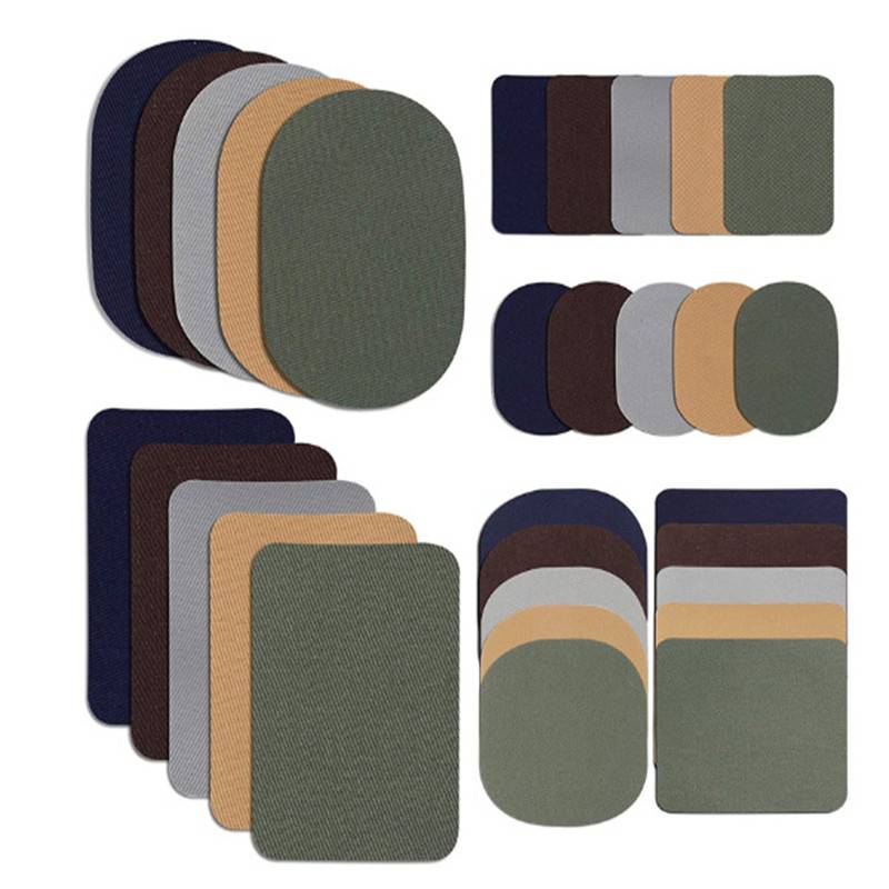 Bügelflicken 30 Stück in 5 verschiedenen Farben