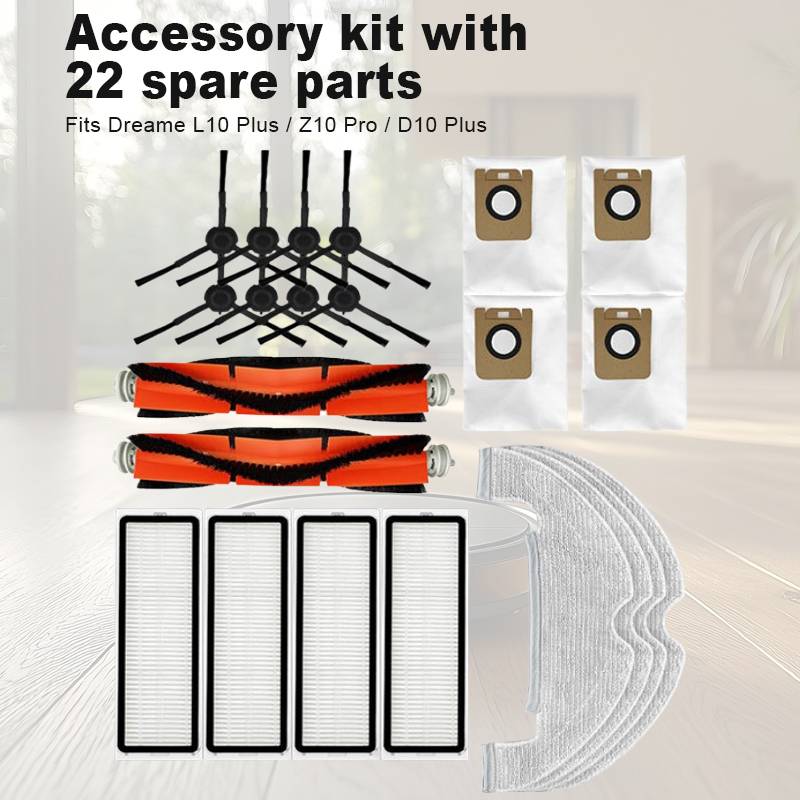 Zubehör 22 Ersatzteile Dreame L10 Plus / Z10 Pro / D10 Plus