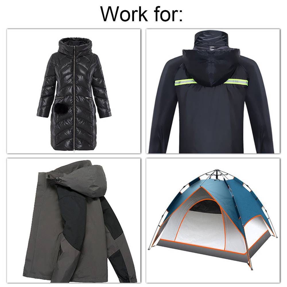 Wasserfeste selbstklebende Reparaturflicken 5 Stk Black