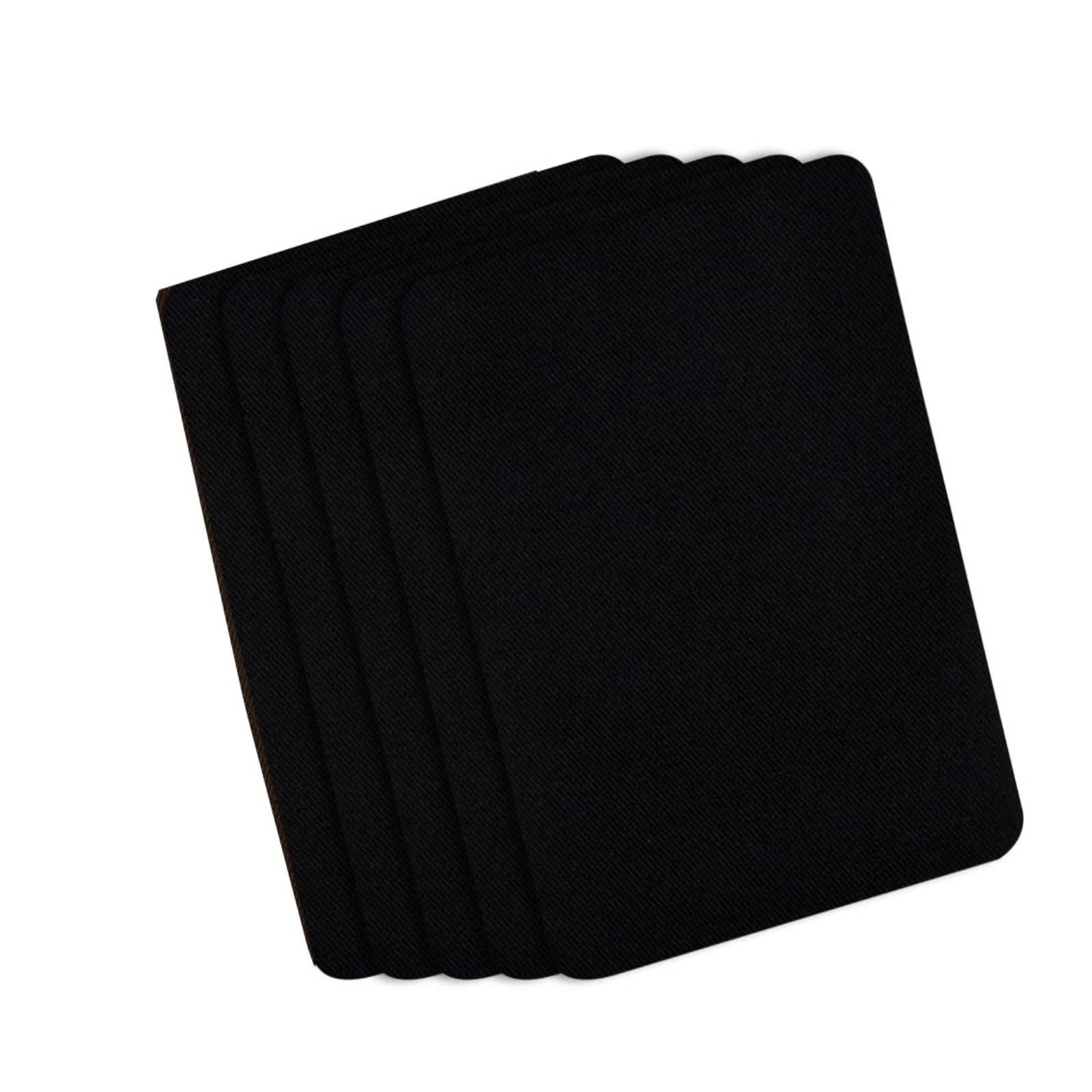 Team-Aufnäher zum Aufbügeln im 4er-Pack Black