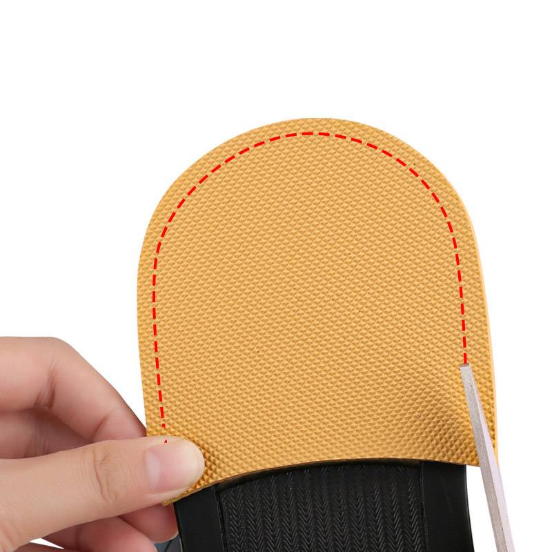 Schuhsohlen-Reparaturpads Schuhreparatur Fersenpads Gummi 2-Paar LightBrown