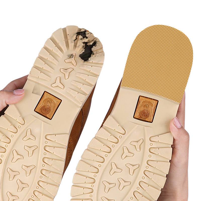 Schuhsohlen-Reparaturpads Schuhreparatur Fersenpads Gummi 2-Paar LightBrown