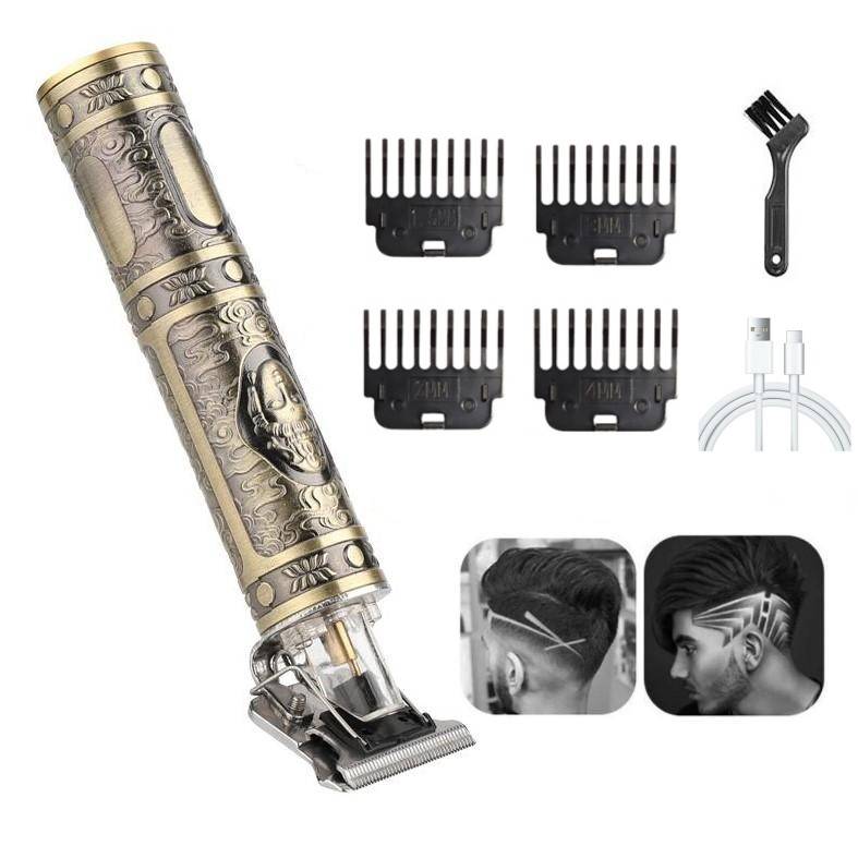 Haarschneidemaschine und Barttrimmer-Set Gold