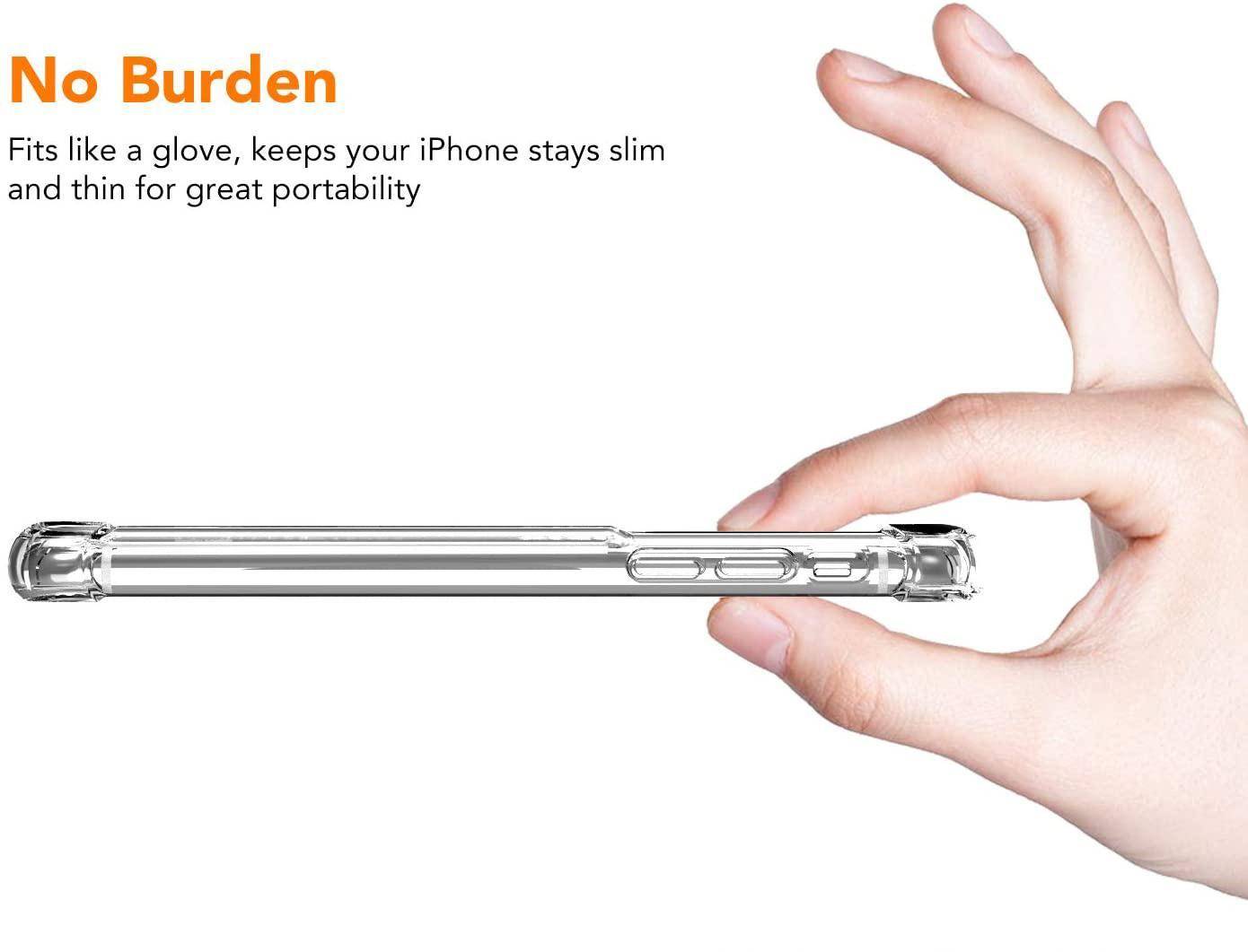 iPhone 11 Hülle mit Kartenhalter TPU transparent