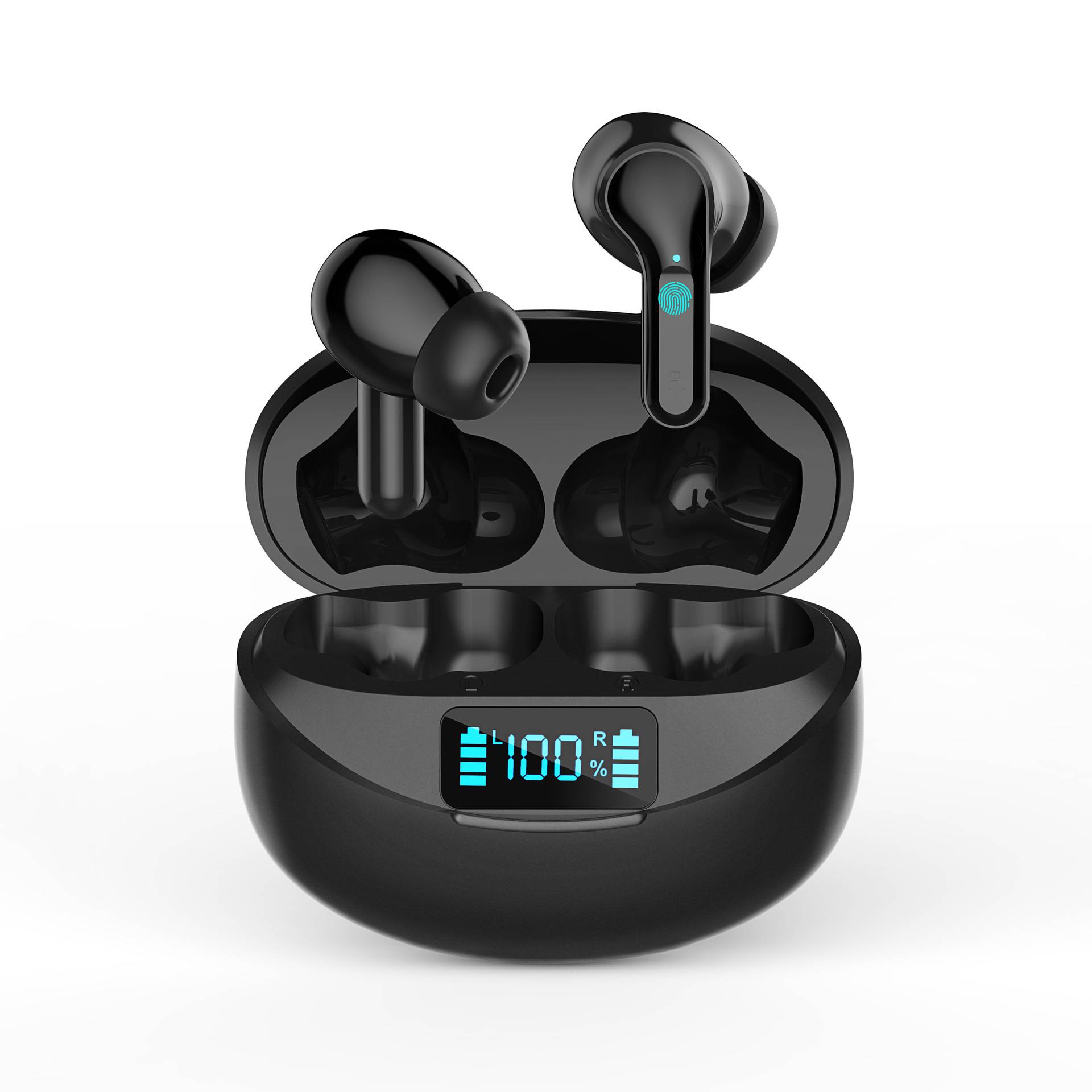 Kabellose Kopfhörer – Bluetooth 5.3 Sportkopfhörer Black