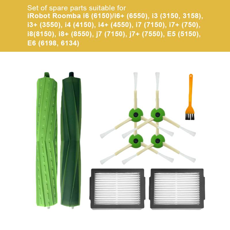Zubehör 7 Teile iRobot Roomba i6 / i6+ / i3 / i3+ / i4 / i4+ / i7 / i7+ / i8 / i8+ / j7 / j7+ / E5 / E6