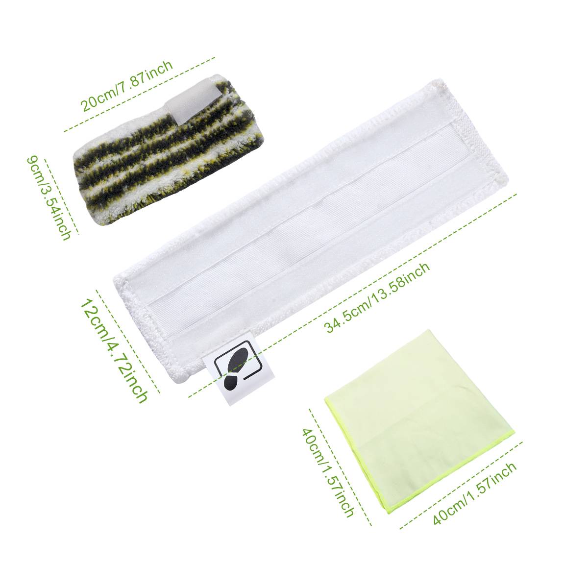 Zubehör / Wischpads für Kärcher Dampfreiniger SC1/SC2/SC3/SC4/SC5 MultiColor
