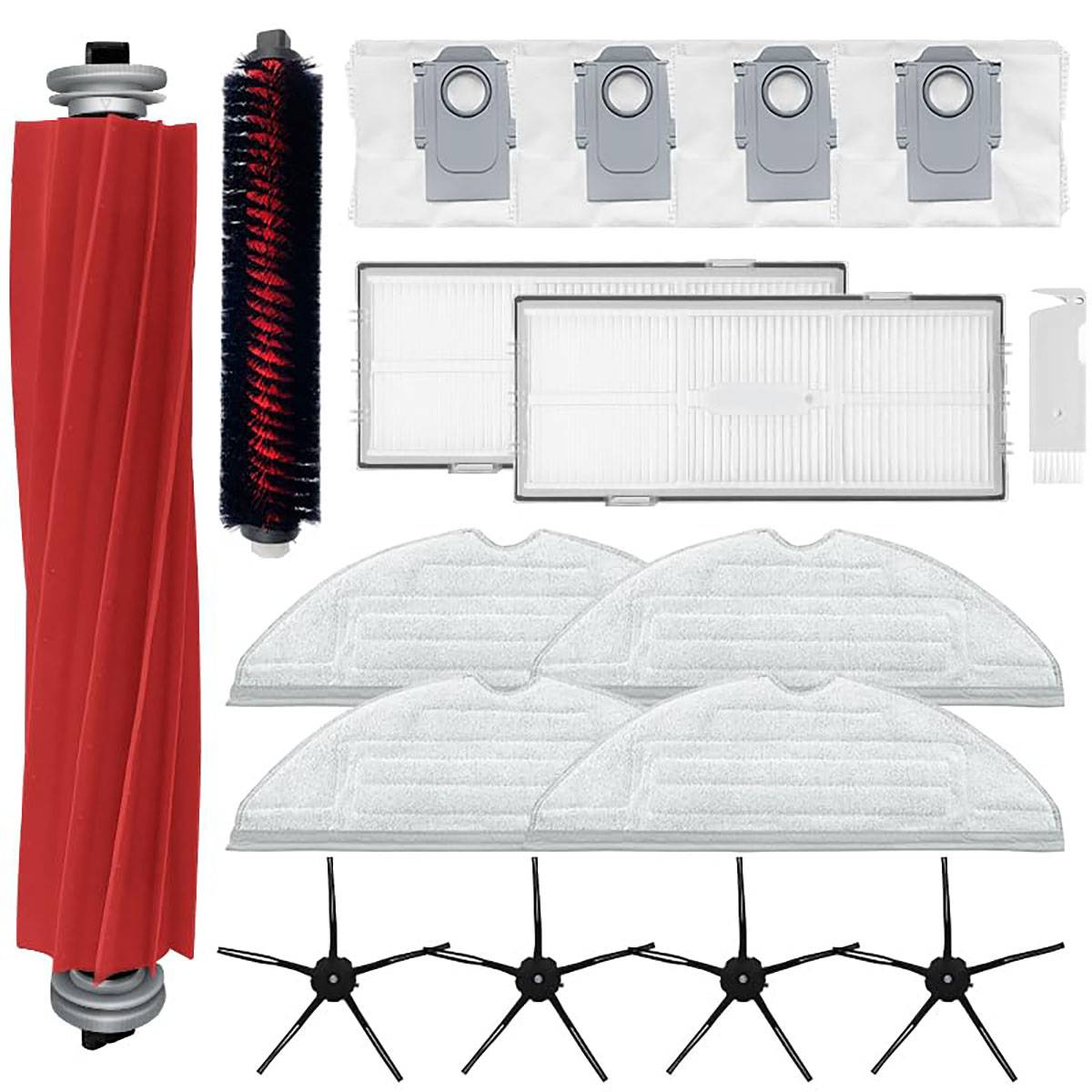 Zubehör 17 Teile Xiaomi Roborock S7 MaxV / S7 MaxV Ultra / S7 Pro Ultra / T8 Plus / G10S