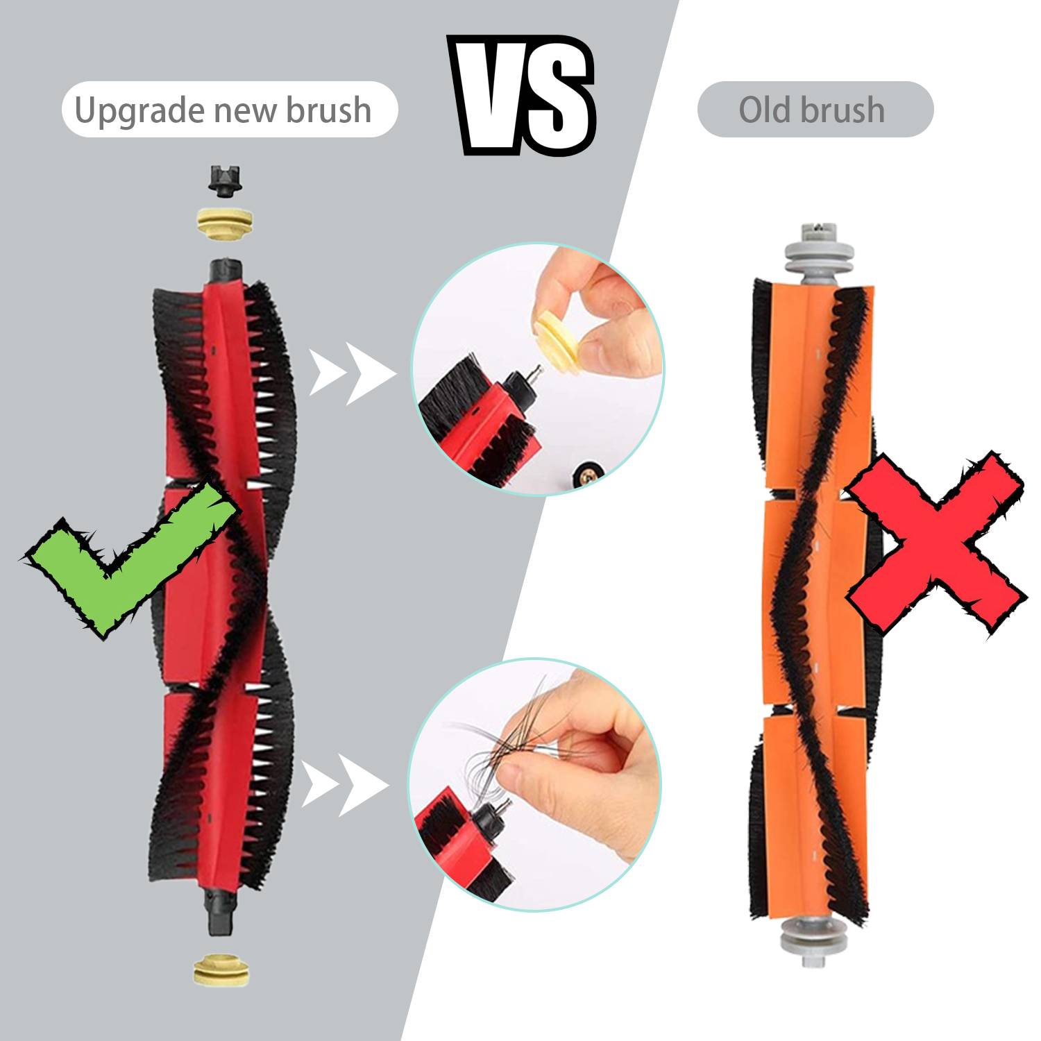 Staubsaugerzubehör 22 Teile Xiaomi Roborock S5 Max/S6 Pure/S6 MAXV/S50/S51/S55/S5/S60/S65/S6