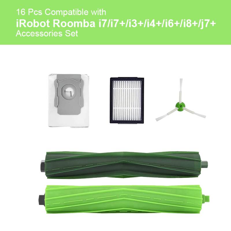 Zubehör iRobot Roomba i7/i7+/i3+/i4+/i6+/i8+/j7+ 16 Teile