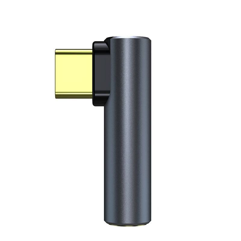 USB-C auf 3,5 mm Audioadapter für Kopfhörer Black