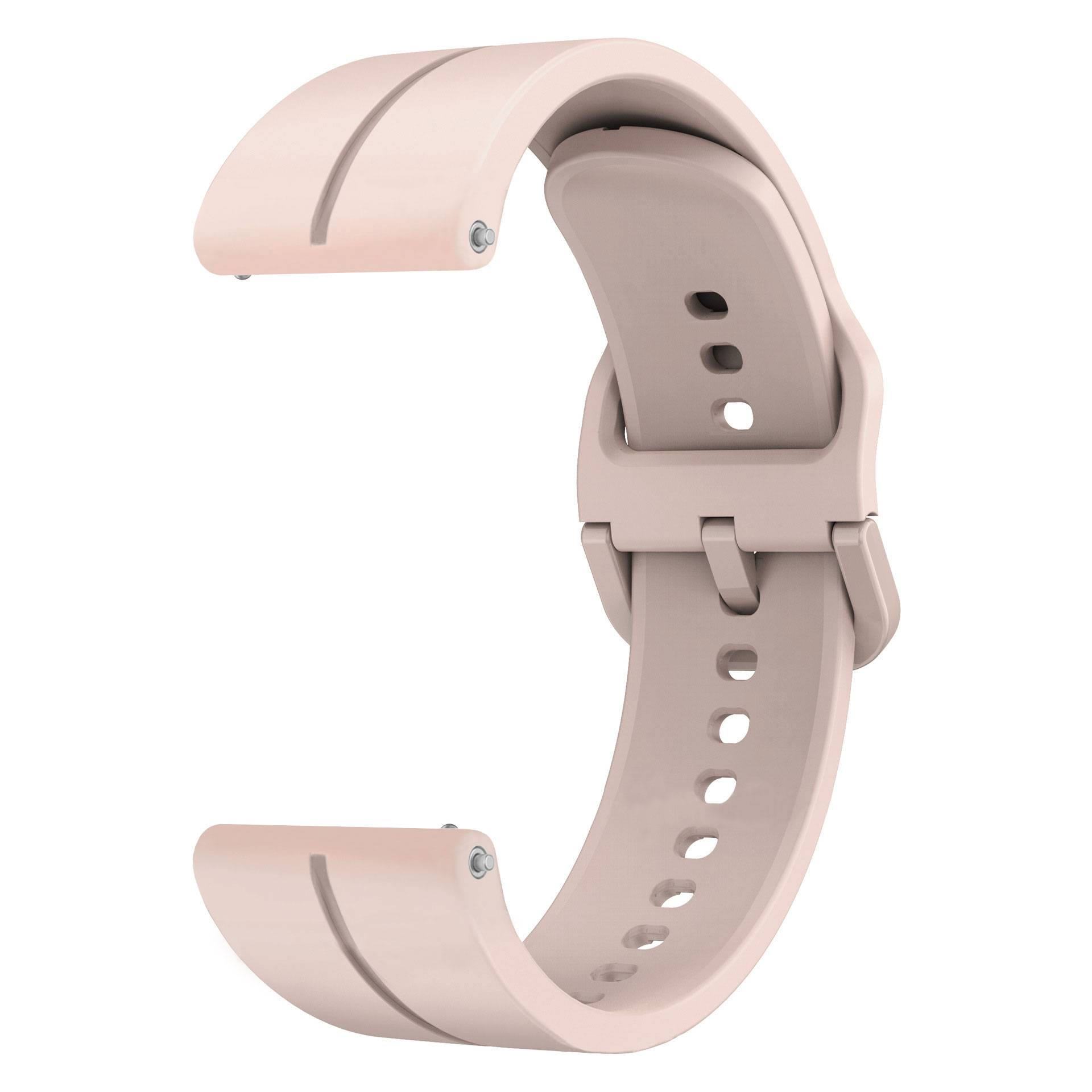 Silikon-Uhrenarmband Pink 22 mm