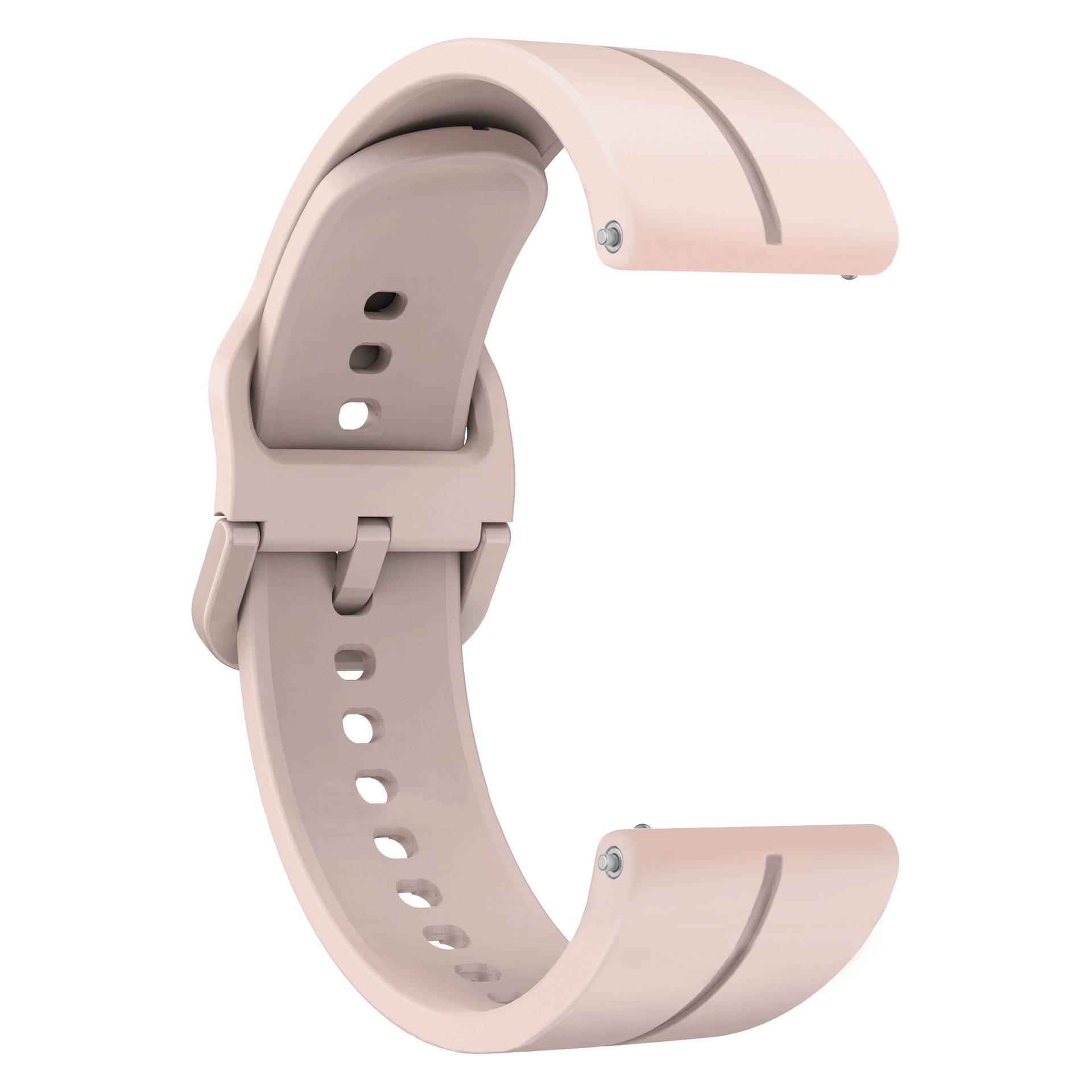 Silikon-Uhrenarmband Pink 22 mm