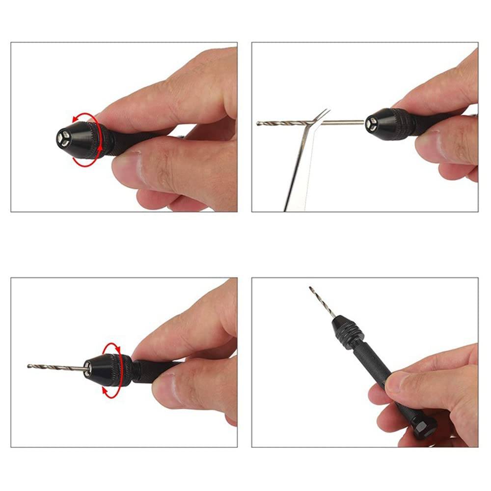 Werkzeugsatz mit Mikro-Spiralbohrer Black