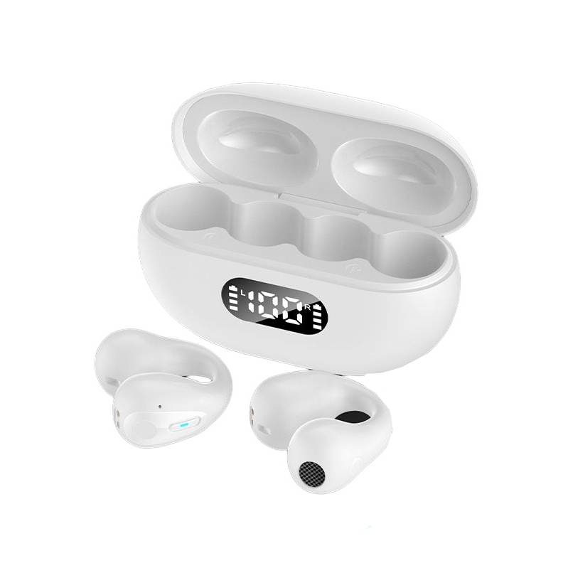 Kabellose Open-Ear-Kopfhörer Bluetooth 5.2 White
