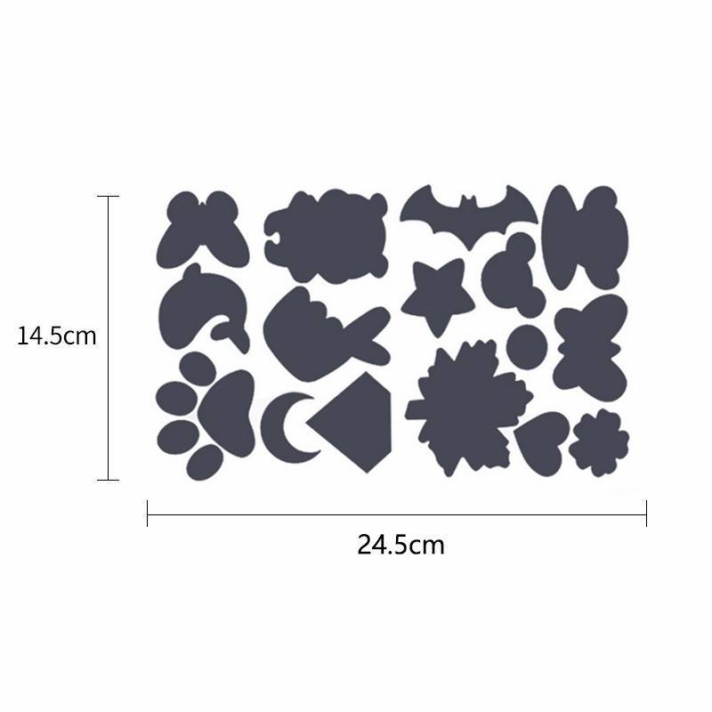 Selbstklebende wasserfeste Reparaturflicken für Kleidungsreparatur 1 Bogen DarkGrey