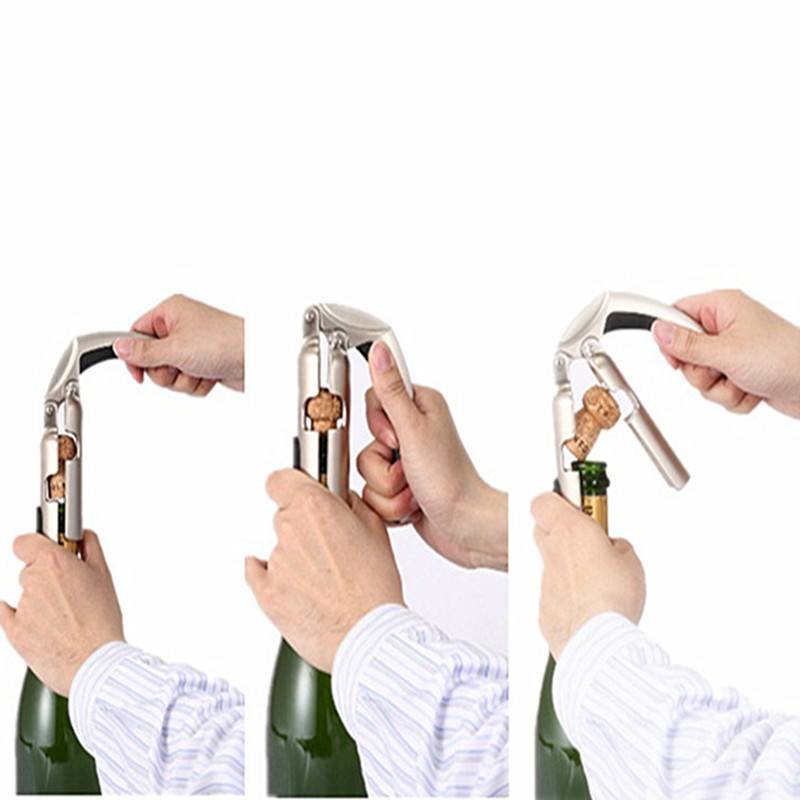 Flaschenöffner für Champagner Silver