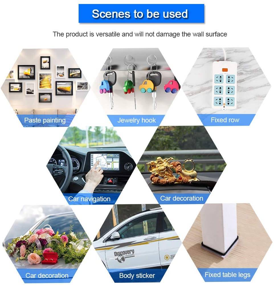 Wiederverwendbares doppelseitiges Nanoband 3 m