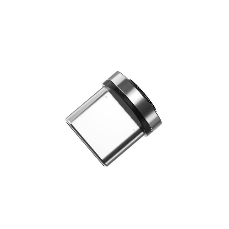 Magnetisches USB-C-Ladekabel 3A für schnelles Laden 2 m Black