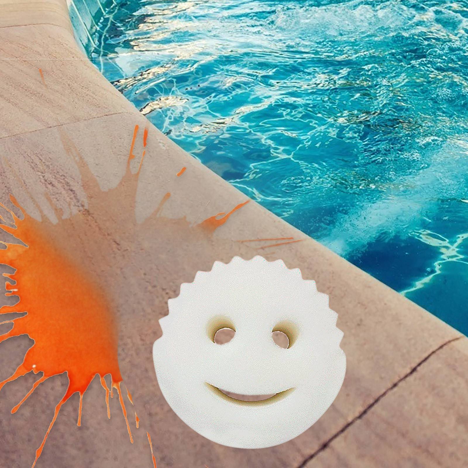 Ölabsorbierende Schwämme für Pools, 16er-Pack White