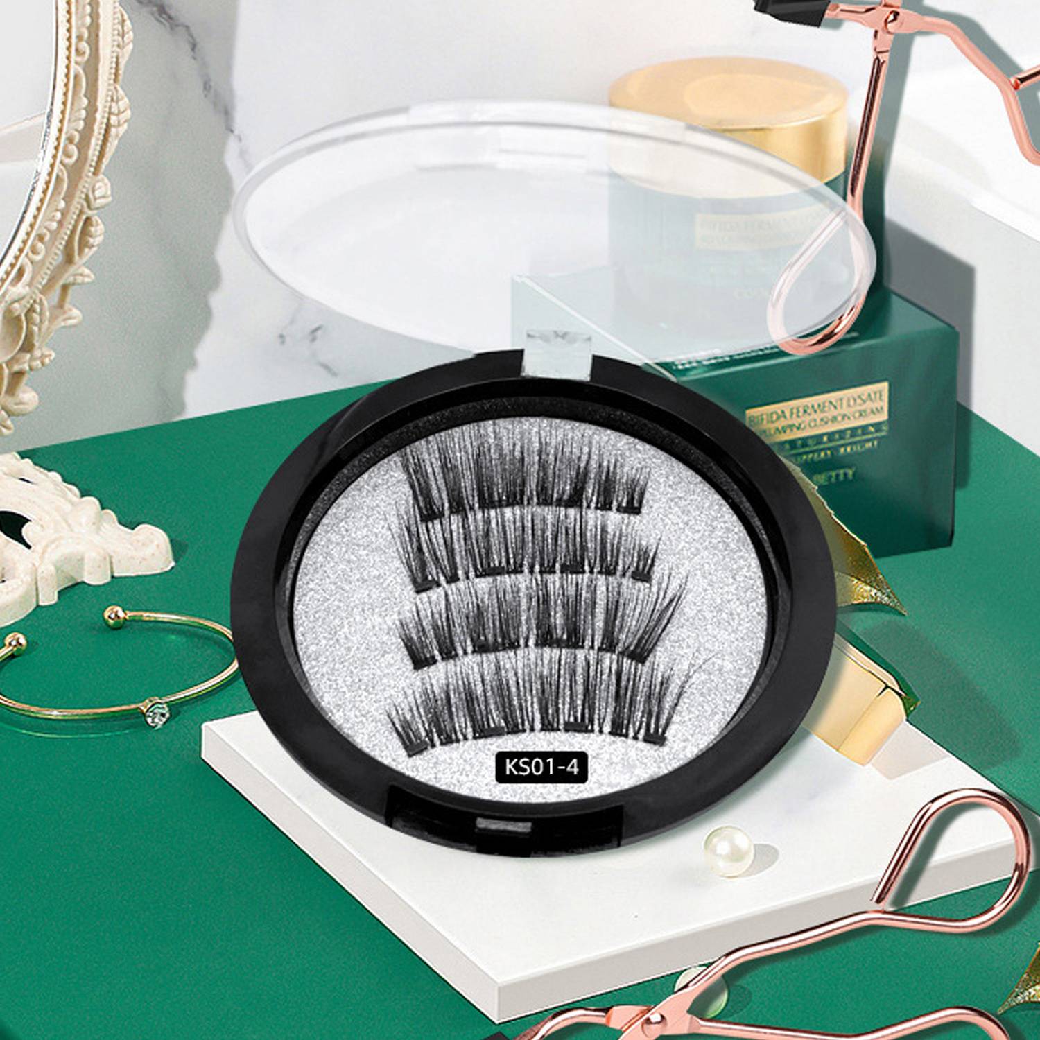 Magnetische Wimpern mit Applikator 2 Paar KS01-4