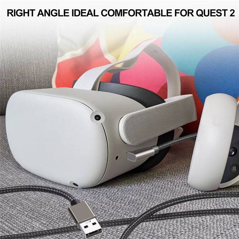 Link-Kabel – VR-Kabel kompatibel mit Oculus Quest 2 DarkGrey 5 m