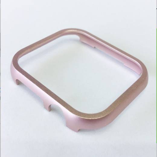 Smartwatch-Hülle mit Displayschutzfolie Gold 42 mm