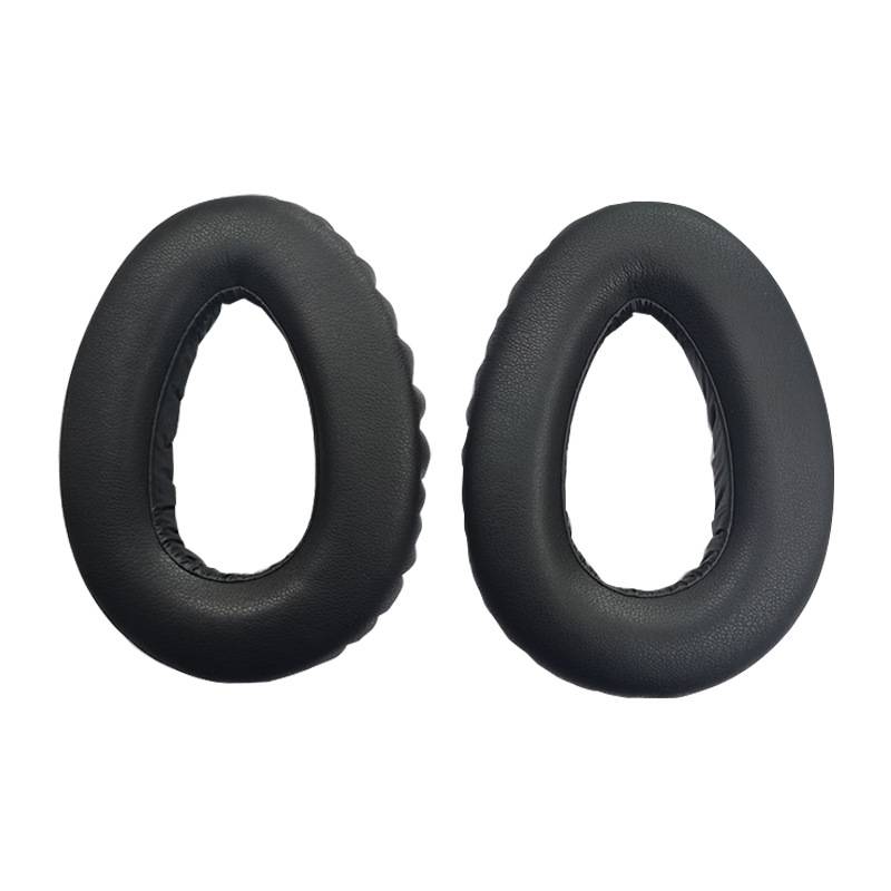 Schaffell-Ohrpolster für Sennheiser PXC550 Kopfhörer, Ersatzkissen, 1 Paar, Schwarz Black