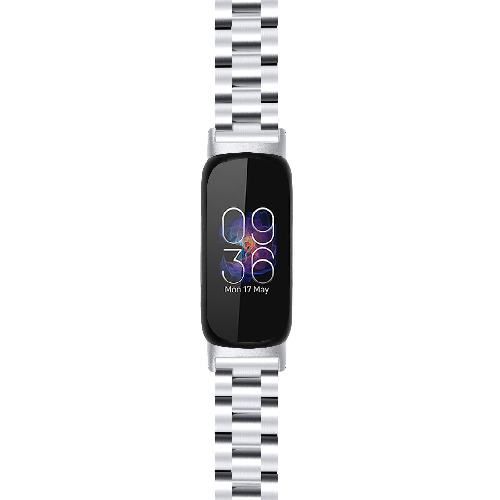 Uhrenarmband aus Edelstahl Silver Fitbit Inspire 3