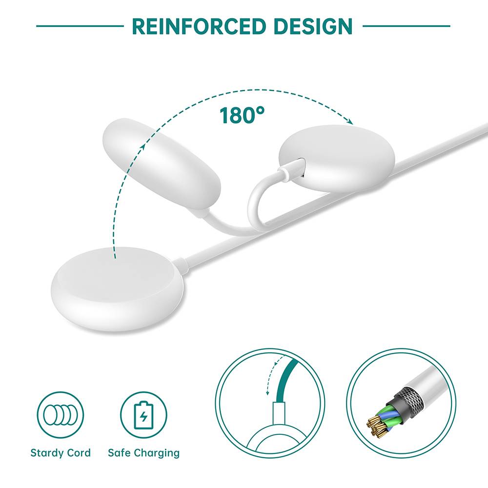 Magnetisches Smartwatch-Ladegerät White