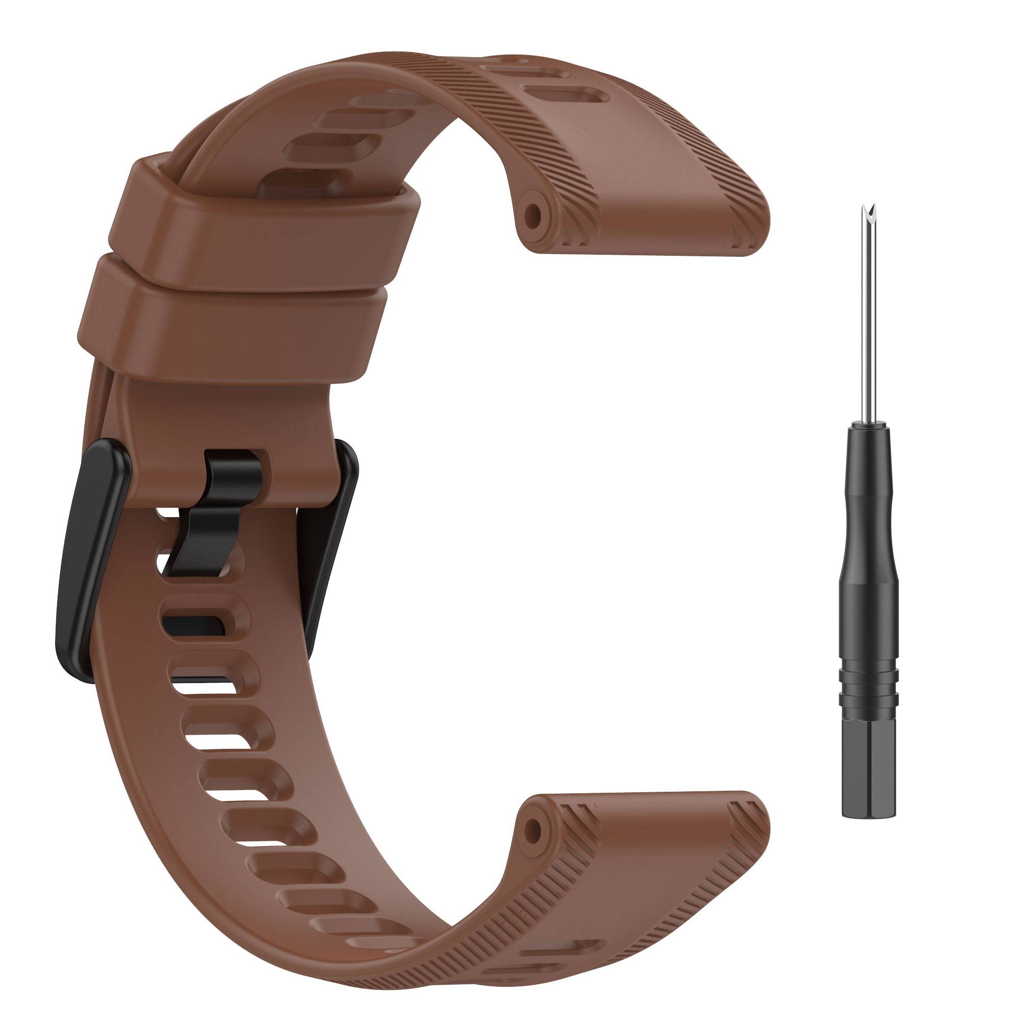 Silikonarmband für Garmin Forerunner 265/965 Brown