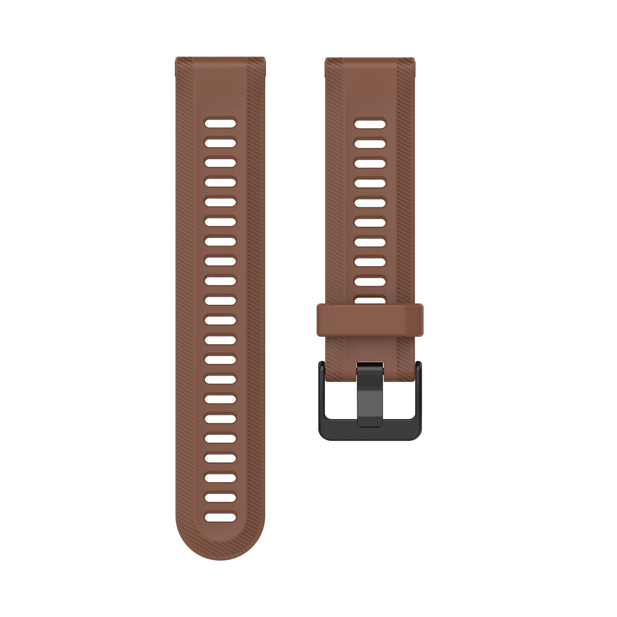 Silikonarmband für Garmin Forerunner 265/965 Brown