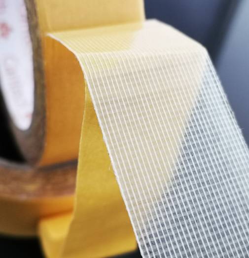 Starkes doppelseitiges Klebeband mit Gaze Transparent