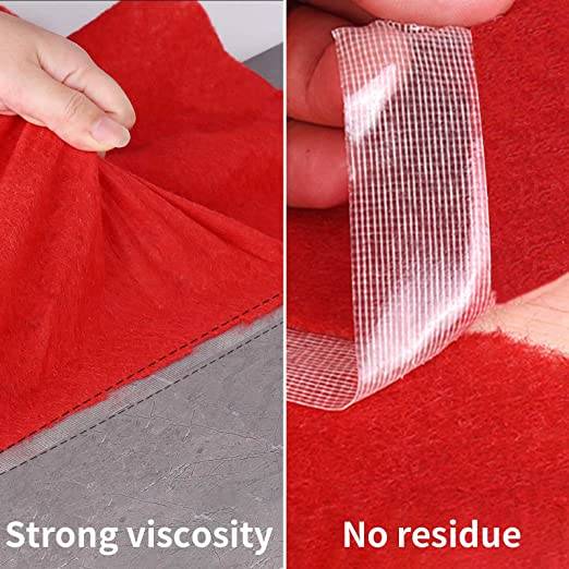 Starkes doppelseitiges Klebeband mit Gaze Transparent