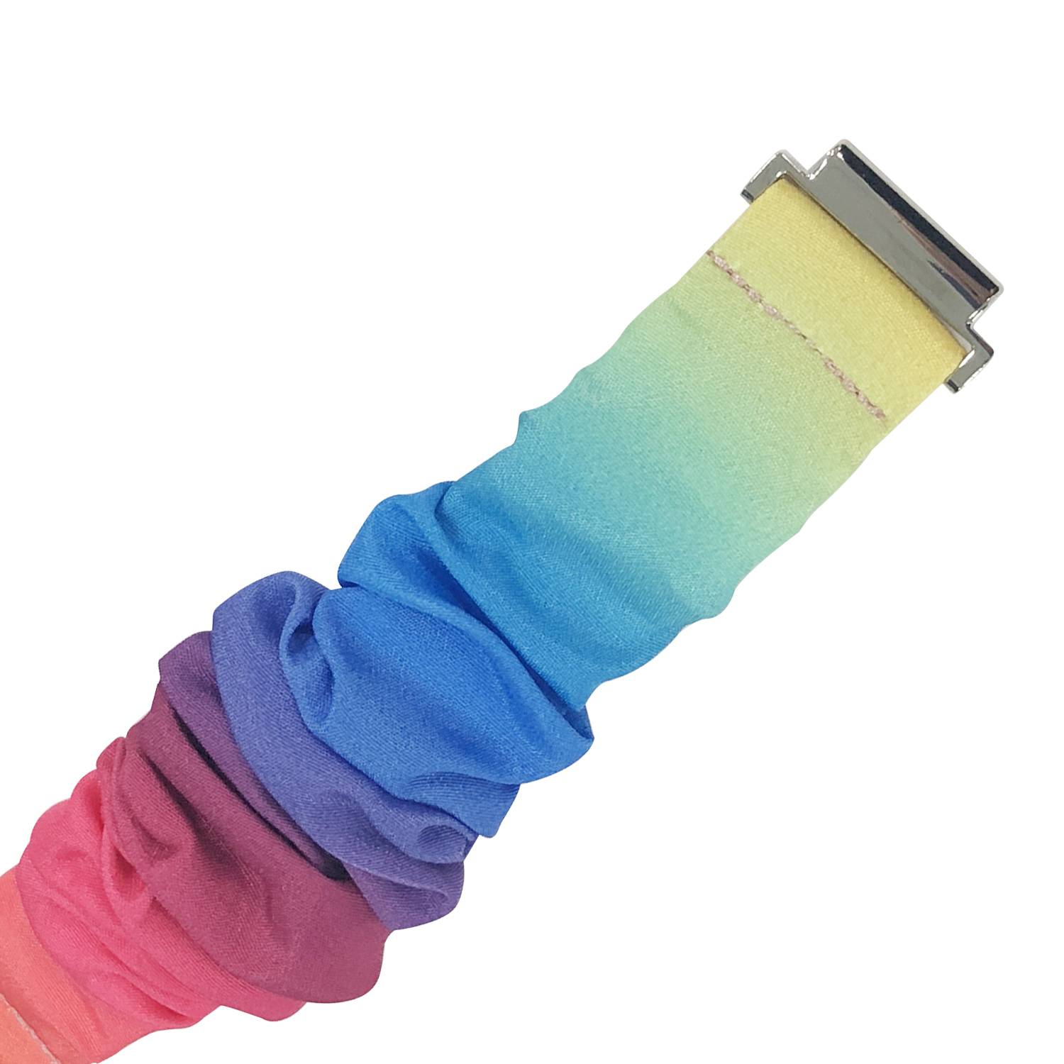 Uhrenarmband im Scrunchie-Stil, kompatibel mit Samsung Galaxy Watch 42/41 mm MultiColor 20 mm