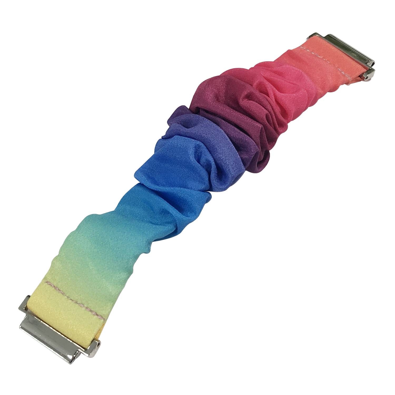 Uhrenarmband im Scrunchie-Stil, kompatibel mit Samsung Galaxy Watch 42/41 mm MultiColor 20 mm