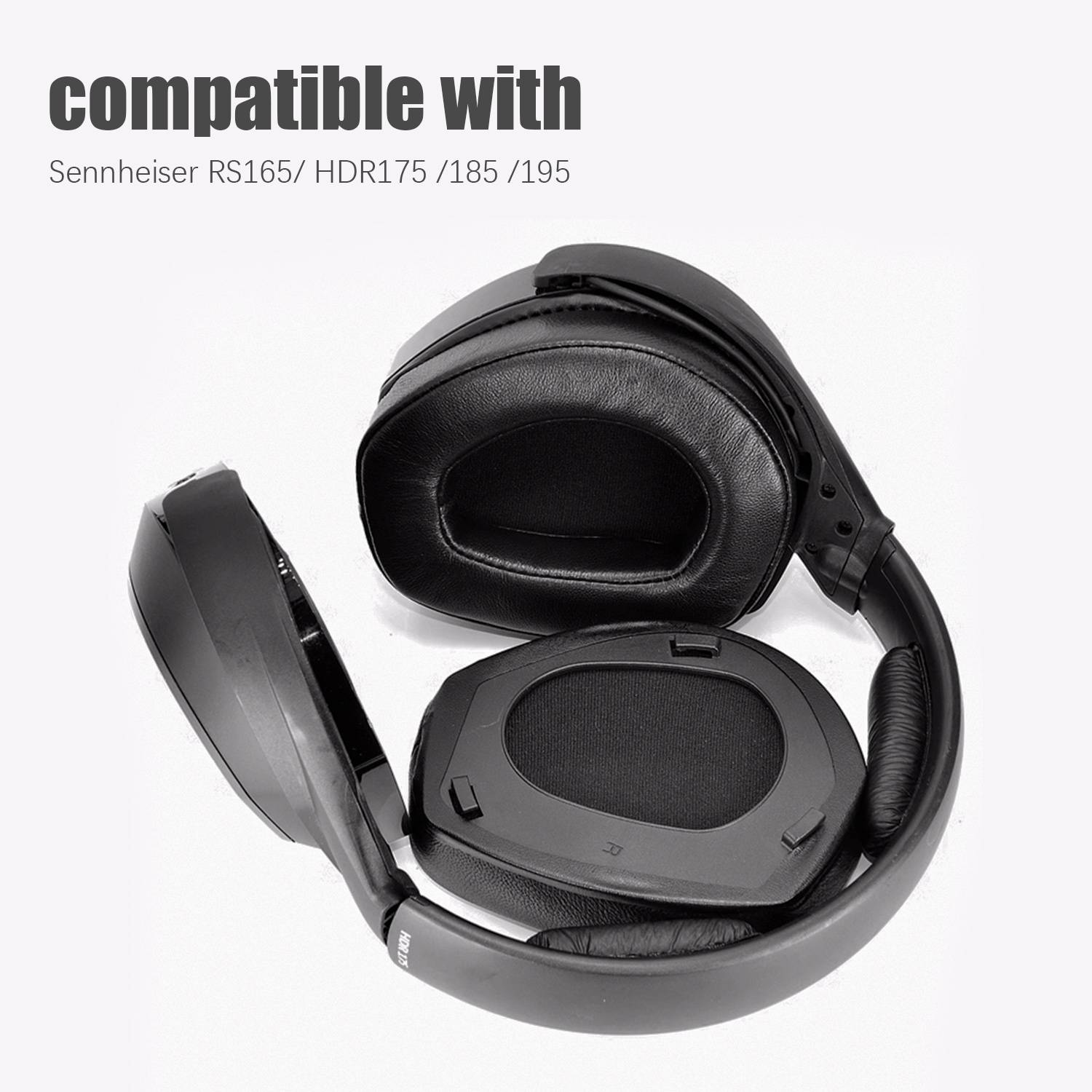 Ohrpolster für Sennheiser RS165/ HDR175 /185 /195 1 Paar Black