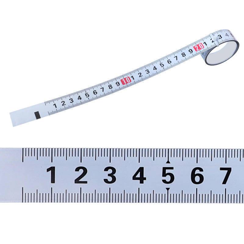 Selbstklebendes Maßband White 3 m
