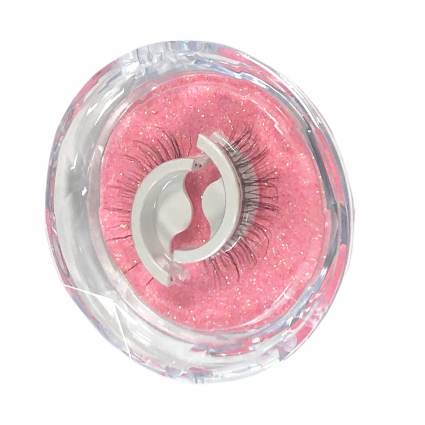 Falsche Wimpern selbstklebend Naturform 1 Paar Black