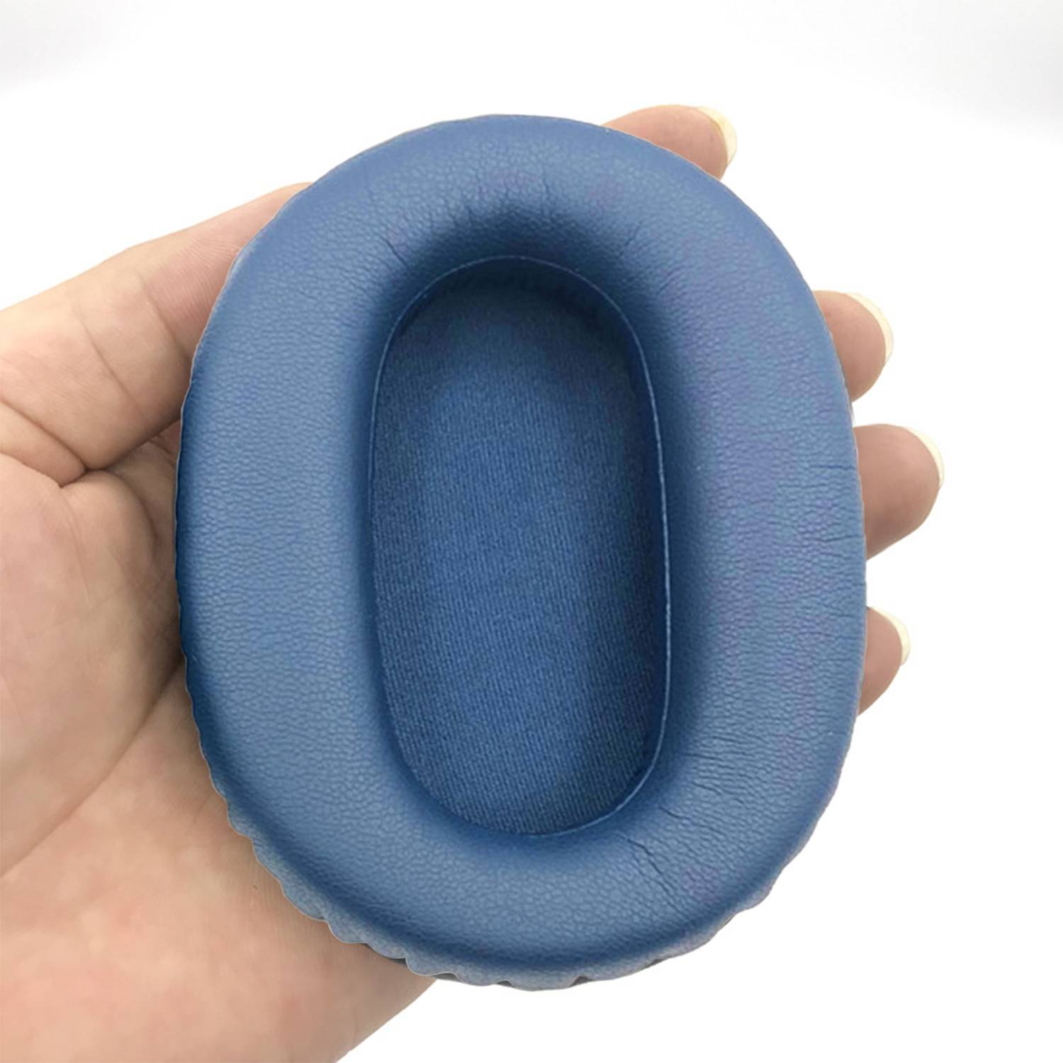 Ohrpolster aus Proteinleder – 1 Paar Blue