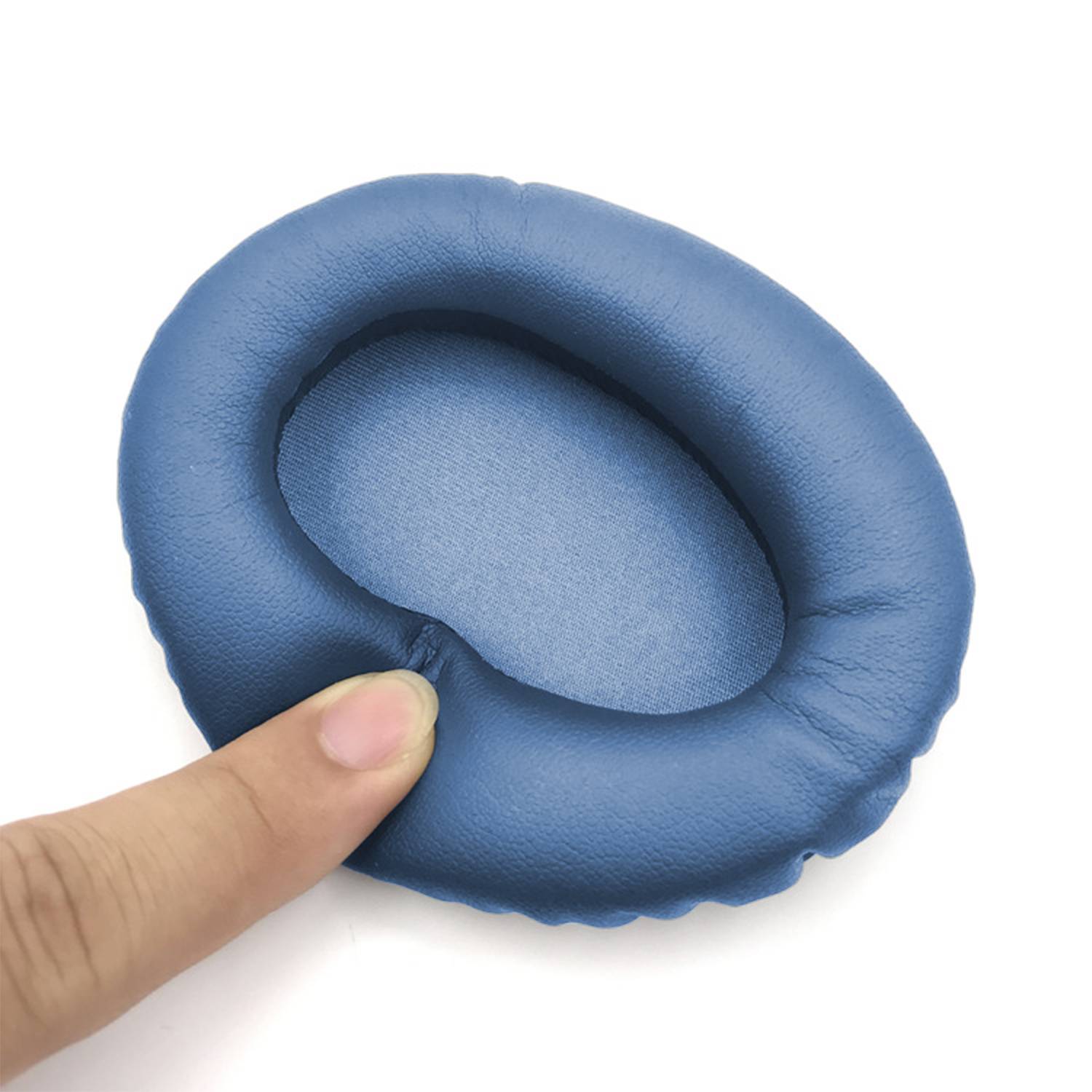 Ohrpolster aus Proteinleder – 1 Paar Blue