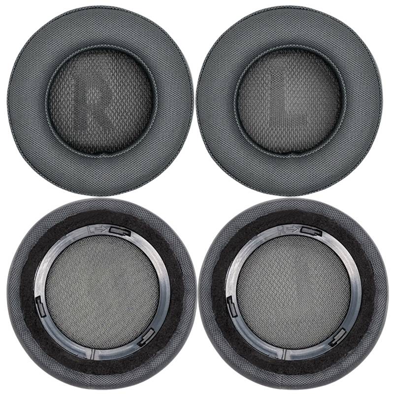 Ohrpolster für Corsair Virtuoso Connoisseur SE Kopfhörer Ersatzpolster 1 Paar Black