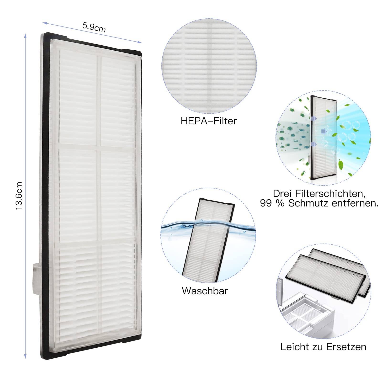 Zubehör für Xiaomi Roborock S7/S7 MaxV/S7 MaxV Ultra/T7/T7S/T7 Plus