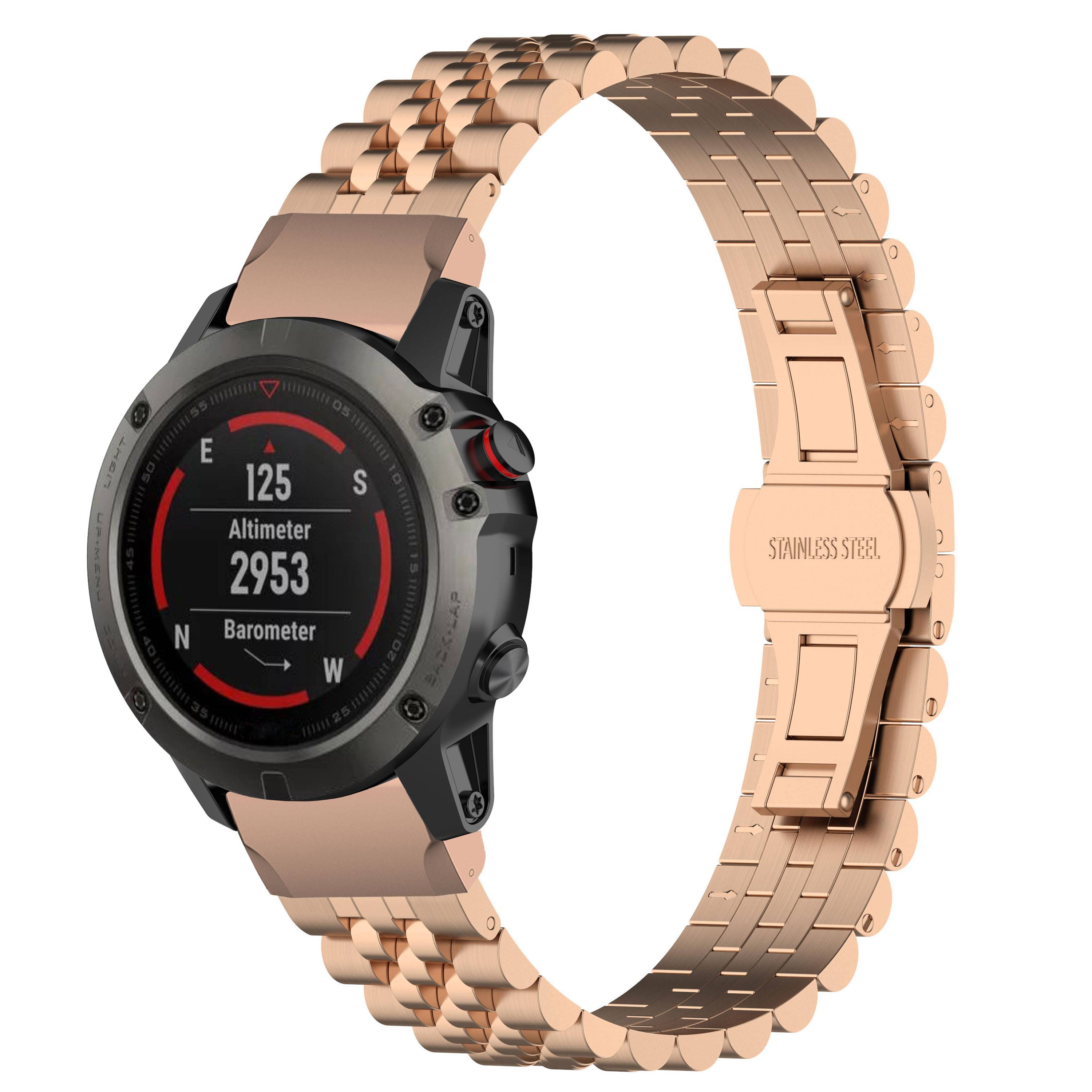 Uhrenarmband aus Edelstahl PinkGold