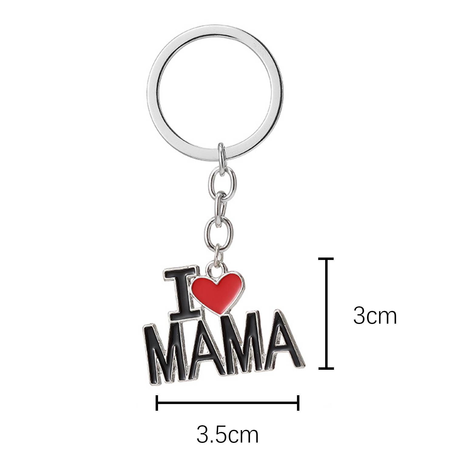 Schlüsselanhänger „Ich liebe Mama“ MultiColor