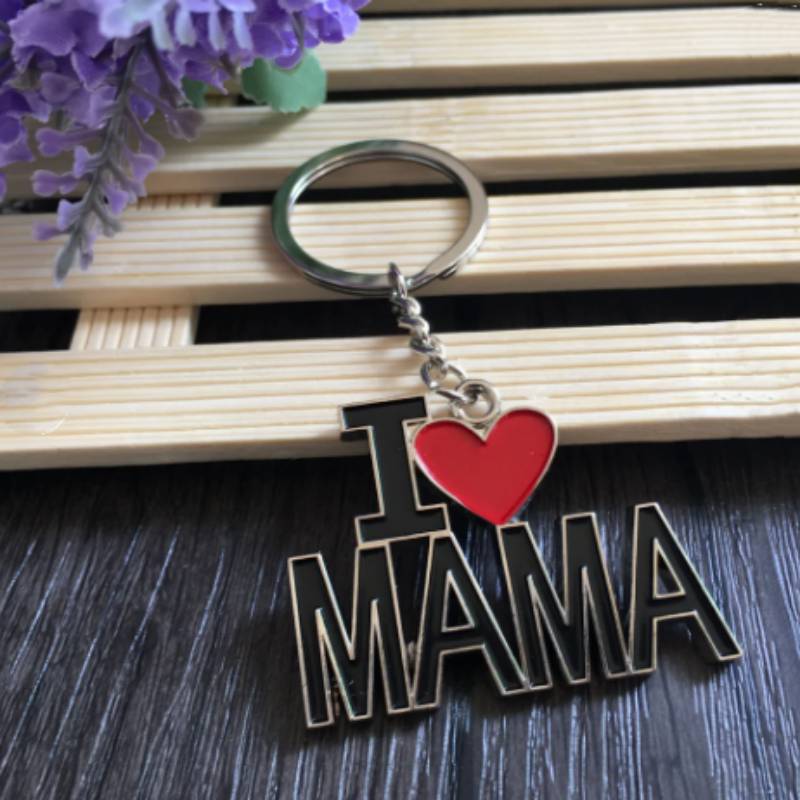 Schlüsselanhänger „Ich liebe Mama“ MultiColor