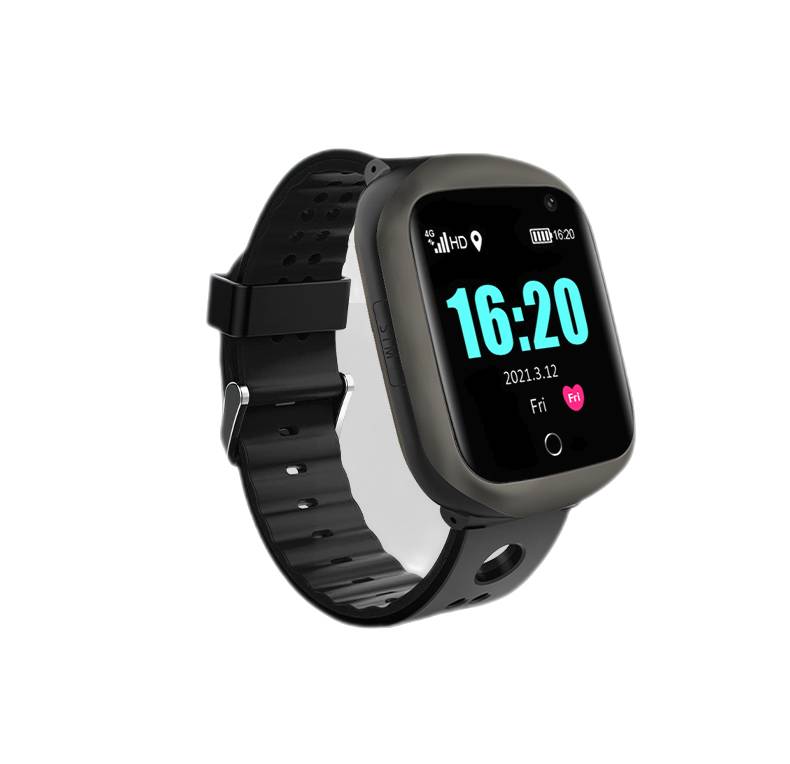 Smartwatch mit Herzfrequenz- und Blutdrucküberwachung, GPS-Positionierung, IP67 Black