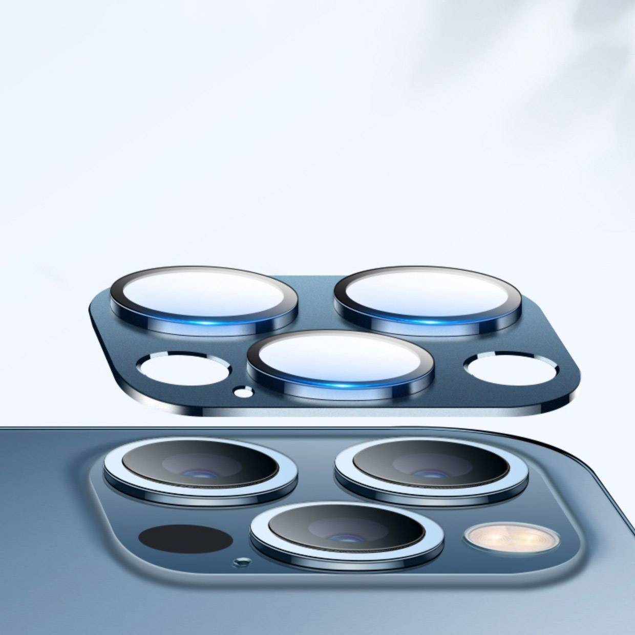iPhone-Kameraschutz Silver