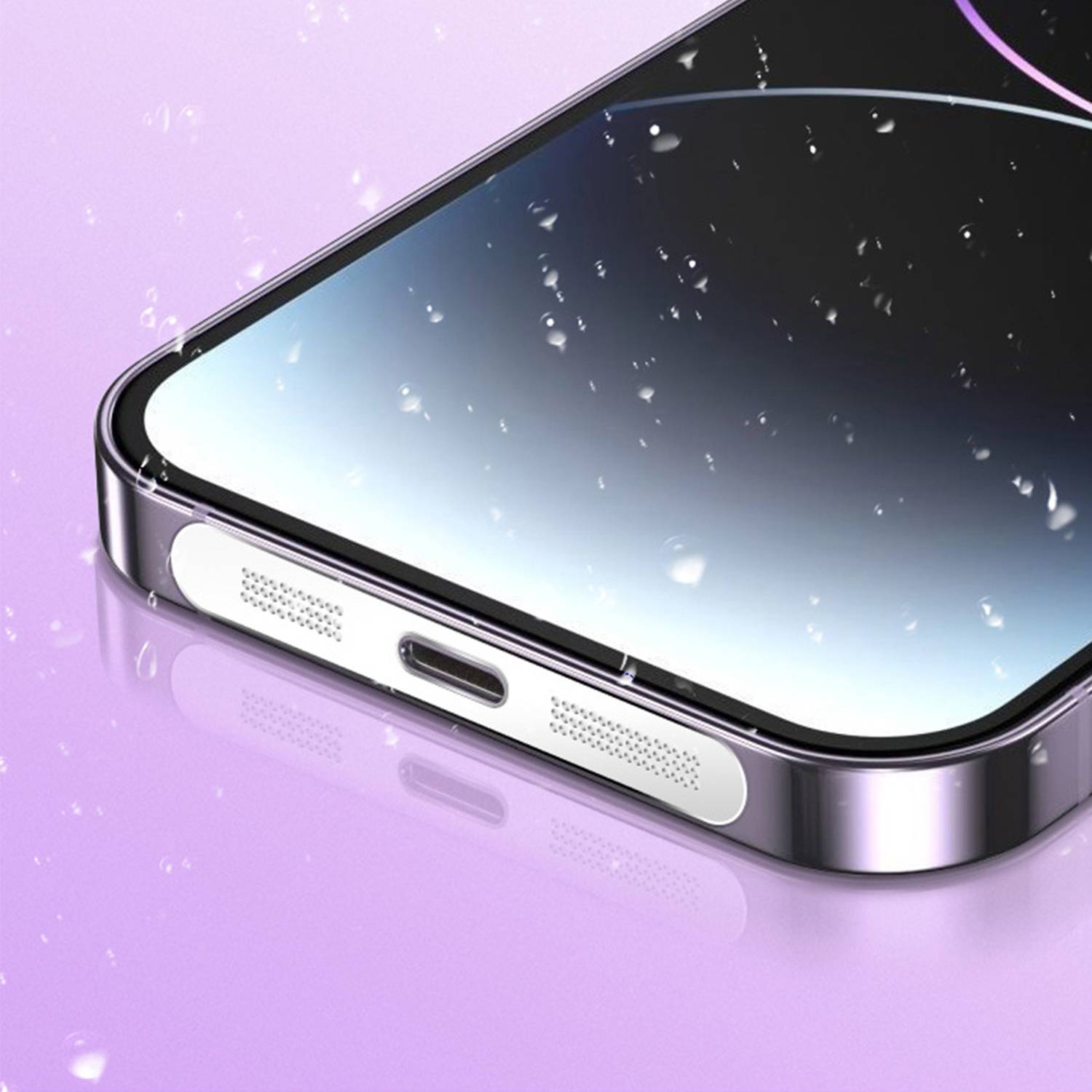 Anti-Staub-Netz für iPhone 12/13/14 Pro Max, 10er-Pack Black