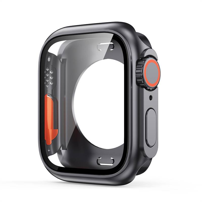 Apple Watch 45 mm Hartschale mit gehärteter Folie Black